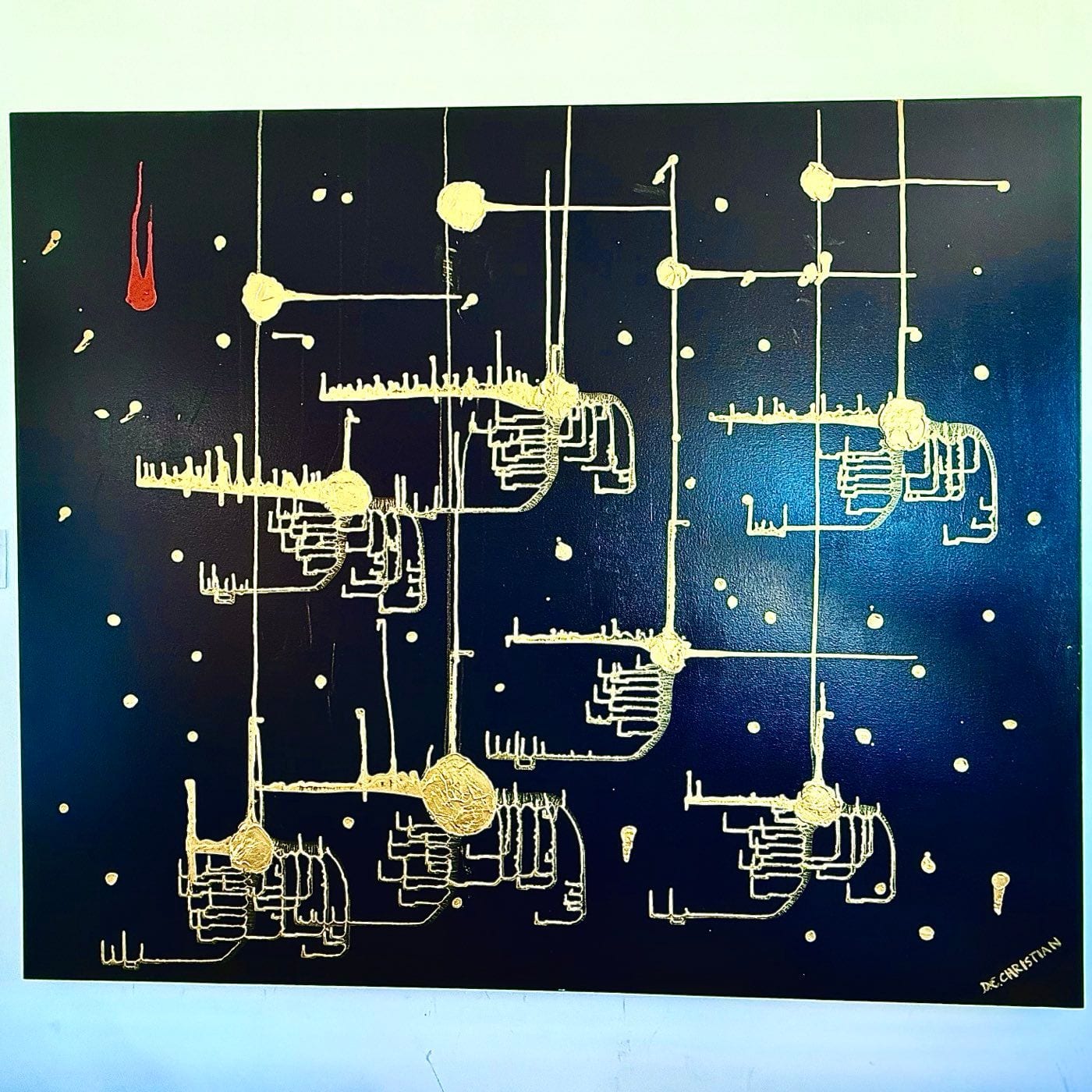 A painting by D.C. Christian, our gallery partner